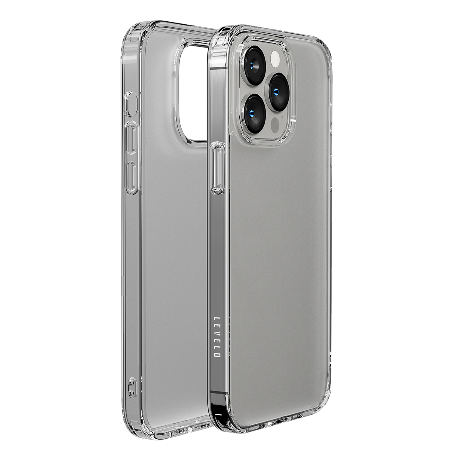 Levelo Lucu iPhone 14 Pro Max Matte Back Case - Matte Clear