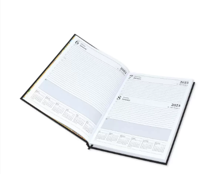 FIS A4 Diary 2023 English (Saturday & Sunday Combined) Blue - FSDI47E23BL