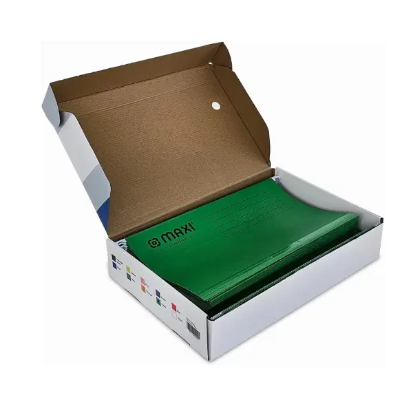 Maxi Suspension Hanging File Green Box - 50 Pieces