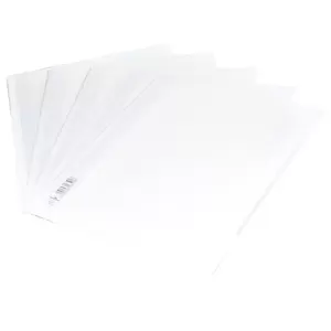50-Piece Durable Project File, A4 Size, White Colour - DUPG2570-02