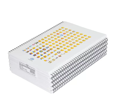 10-Piece FIS Spiral Soft Cover Notebook Single Line A4, 100-Sheets - FSNBA41904S