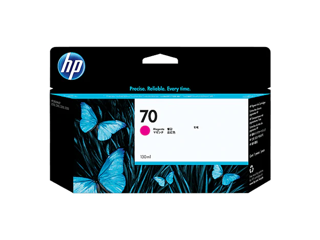 HP 70 Magenta Ink Cartridge 130ml (C9453A)