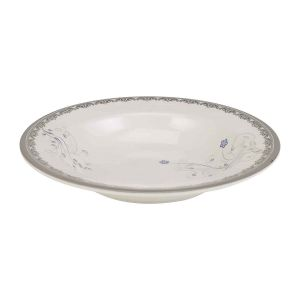 Royalford Melamineware 8" Deep Plate Floral - Melamine - Multicolor