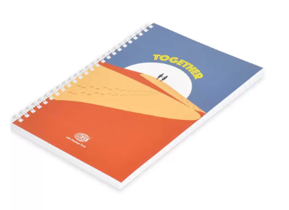 10-Piece FIS Spiral Soft Cover Notebook Single Line A5, 100-Sheets - FSNBA51906S