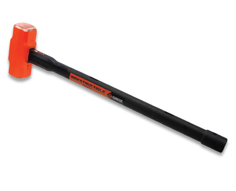 GROZ SHID/8/24/CU COPPER SLEDGE HAMMER 8LB / 24IN HANDLE
