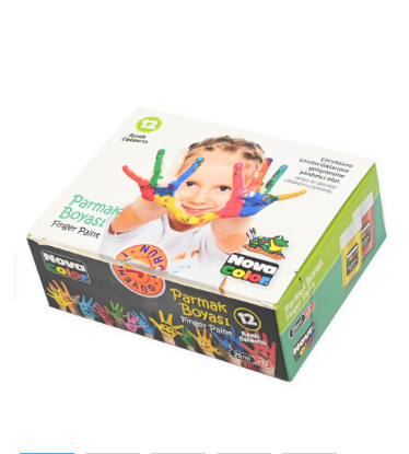 Nova Color Finger Paints 25Ml, 12 colors Pack -KRPBNC-460
