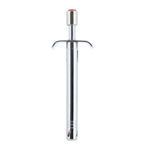 Royalford Gas Lighter Strong And Sturdy Design - Stainless Steel - Black