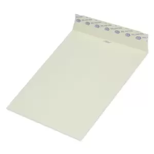 FIS Pack of 50 Executive Laid Paper Envelopes, 100 GSM, Peel & Seal, Size 7.5 X 5 Inch, Color Green