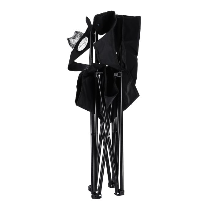 Royalford Camping Hair With Carrying Bag Foldable - Compact, Foldable & Heavy Duty Frame | Cup Holder, Storage Pocket | Shoulder Travel Bag, With 265Lbs Capacity | Ideal For Outdoor, Festival, & Beach