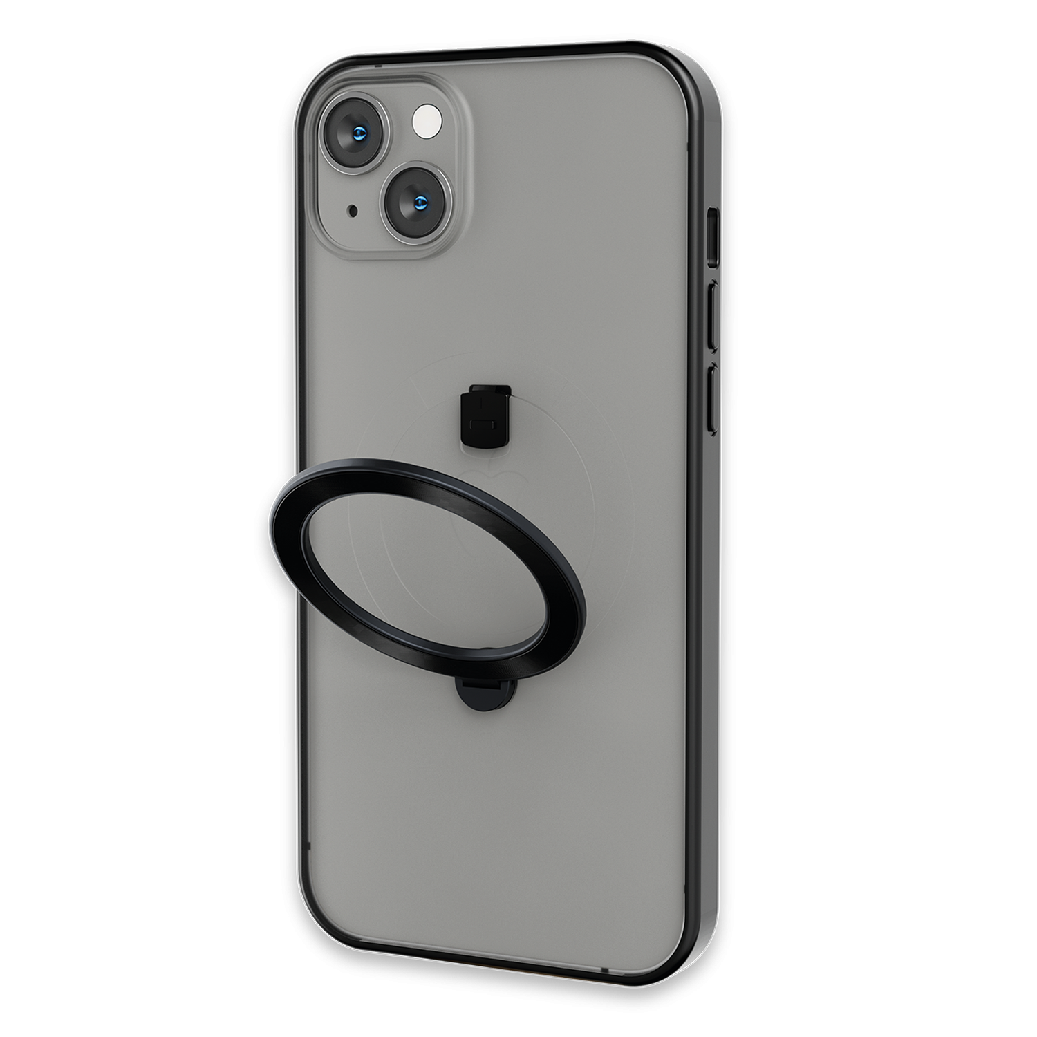 Levelo MagSafe Ringo Multi-Functional Kickstand Case For iPhone 14 Plus - Black