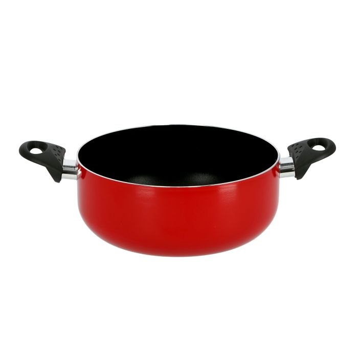 Royalford RF6444 Non-Stick Ceramic Casserole With Glass Lid 32 Cm- Durable Non-Stick Coating, High-Quality Construction With Comfortable Resistant Handle | Non-Stick Dish For Gas, Induction & Ceramic 