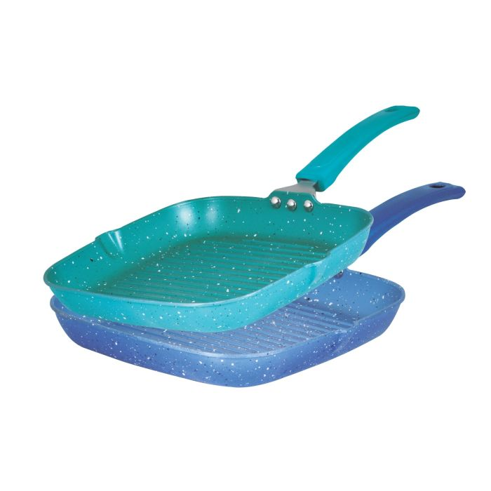 Royalford Non Stick Grill Pan, 26 Cm , Saucepan, Non-Stick Cookware Fry Pan, Extra Saucepan Skillet For Kitchen | Multiple Hob Compatible | Perfect For Meats Steaks Fish & Vegetables