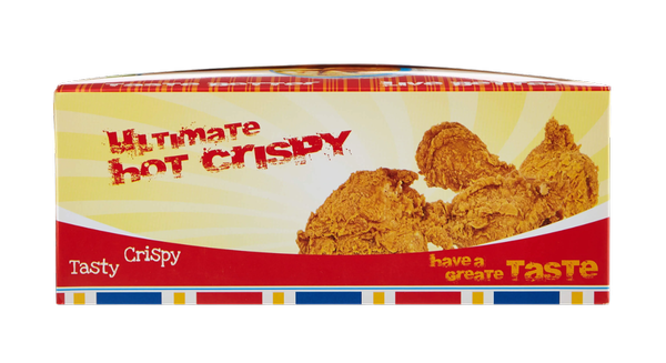 Paper Dinner Box With PP Lining 250 Pieces Small Size