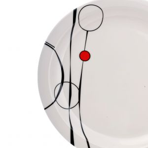 Royalford 105" Melamine Plate - Melamine - White - RF6734