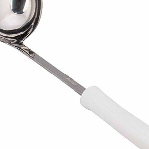 Prestige Ladle - Stainless Steel - White