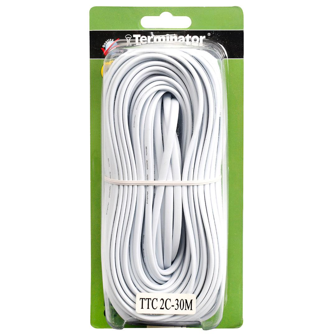 Telephone Extension Cord 2C 30M UK/US Type
