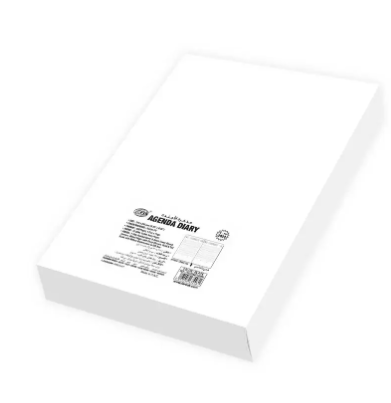 FIS Golden Agenda Diary 2023 (Arabic/English) Italian PU, 1-Side Padded, Black - FSDI75AEPG23BK