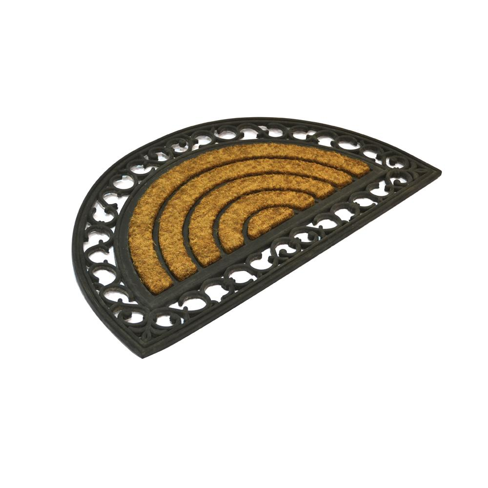 Half Round Grill Door Mat 50 x 90 cm