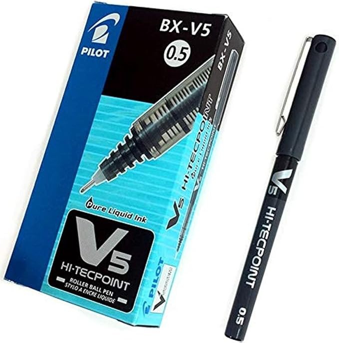 Pilot BX-V5 Hi Tecpoint Roller Pen 0.5 Black