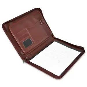 FIS Porfolio with Metal with 20-Pages Brown - FSGT-07BR