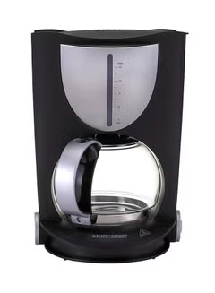 Coffee Machine 12 Cup, Coffee Make for Drip Coffee, And Espresso With Glass Carafe ,1.5 L 150.0 W DCM80-B5,Black/Silver