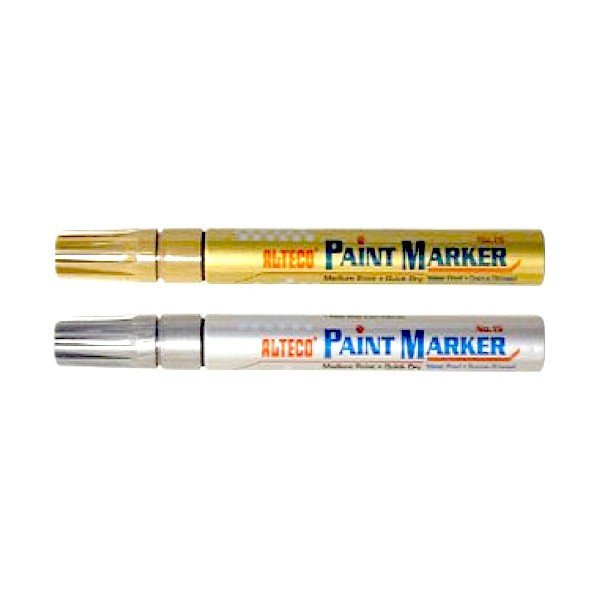 Alteco Paint Marker Silver / Gold (Pack of 12pcs)