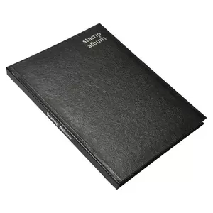 FIS Stamp Album Vinyl 8-Sheets 301x228mm, Black - FSSA301X228V8