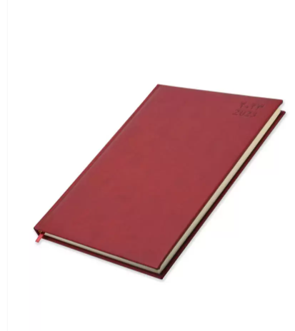 FIS A4 Diary 2023 Arabic/English (Saturday & Sunday Combined) Maroon - FSDI47AEP23MR