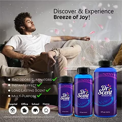 Dr Scent Diffuser Aroma Beauty, Feel The Sweet Notes Of Pear, With Blooming Delicate Notes Of Iris Jasmine And Finishing With Tonka Bean (500ml)