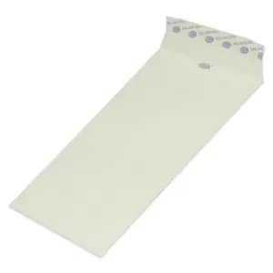 FIS Pack of 50 FIS Executive Laid Paper Envelopes, 100 GSM, Peel & Seal, Size 9 X 4 Inch, Color Green