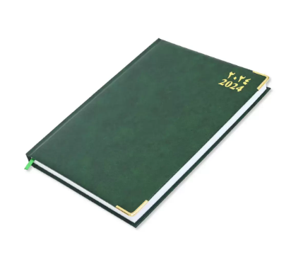 FIS Executive Daily Diary 2024 (Arabic/English) Green - FSDI88AE24GR