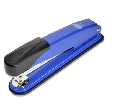 FIS Medium Stapler With Non-Slip Rubber Base Pad, (L)163 x (W)40 x (H)54 mm Size, Metal Body, Blue Colour - FSSF5789