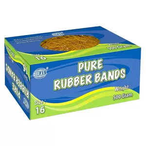 FIS Pure Rubber Bands 16 Size, 500 grams - FSRB500/16N