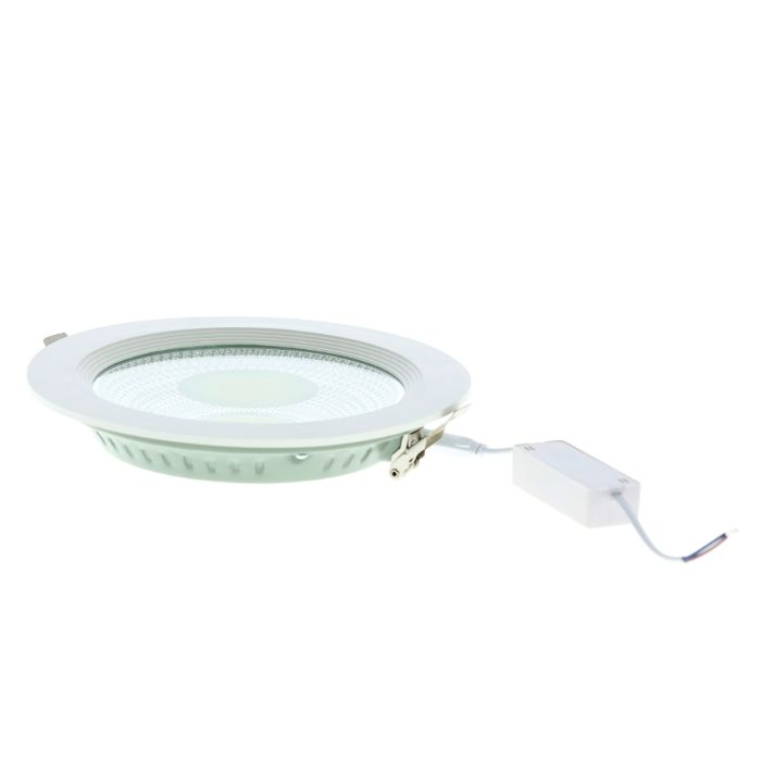 Geepas Round Slim Downlight Led 25W - Downlight Ceiling Light | Natural Cool White 6500K | Long Life 50,000 Burning Hours | Ultra Slim | 1 Years Warranty