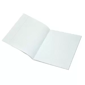 FIS Exercise Books 10 mm Square with Left Margin, 80 Pages, Pack of 12 Pieces, 16.5 x 21 cm Size - FSEBSQ1080N