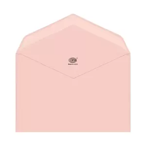 FIS Pack of 25 FIS Executive Laid Paper Envelopes, 100 GSM, Size 130 X 190mm, Glued, Color Pink
