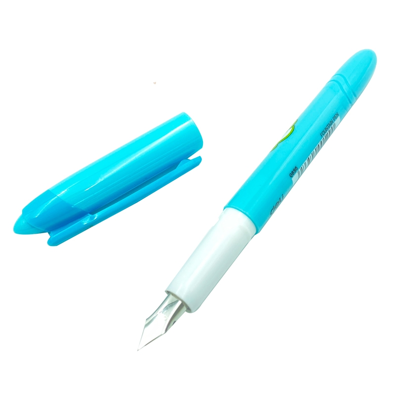 Deli CQ895 Student Fountain Pen - Sky Blue