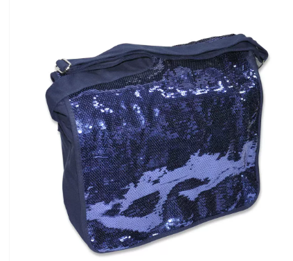 Penball Paillette School Bag Shoulder Bag, Blue Color - PBSBVS255-B
