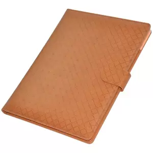 FIS Executive Folder with Writing Pad Italian PU 24x32cm, Brown - FSGT2432PUBRD2