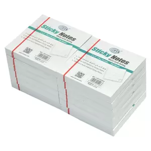 FIS Sticky Note, Colour White With Ruling, Size 3 x 3 Inch, 100 Sheets, Quantity per Pack 12 - FSPO33RWH