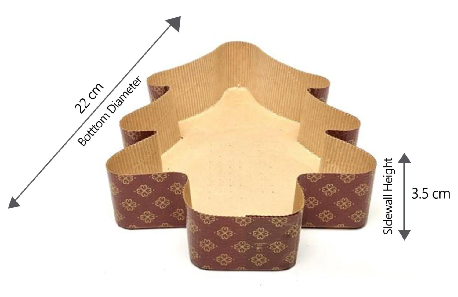 Baking Mold Christmas Tree Shape 16x3.5 Cm