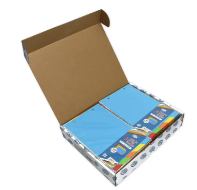 Pack of 80 Pieces Card Divider, Size A4 Blue