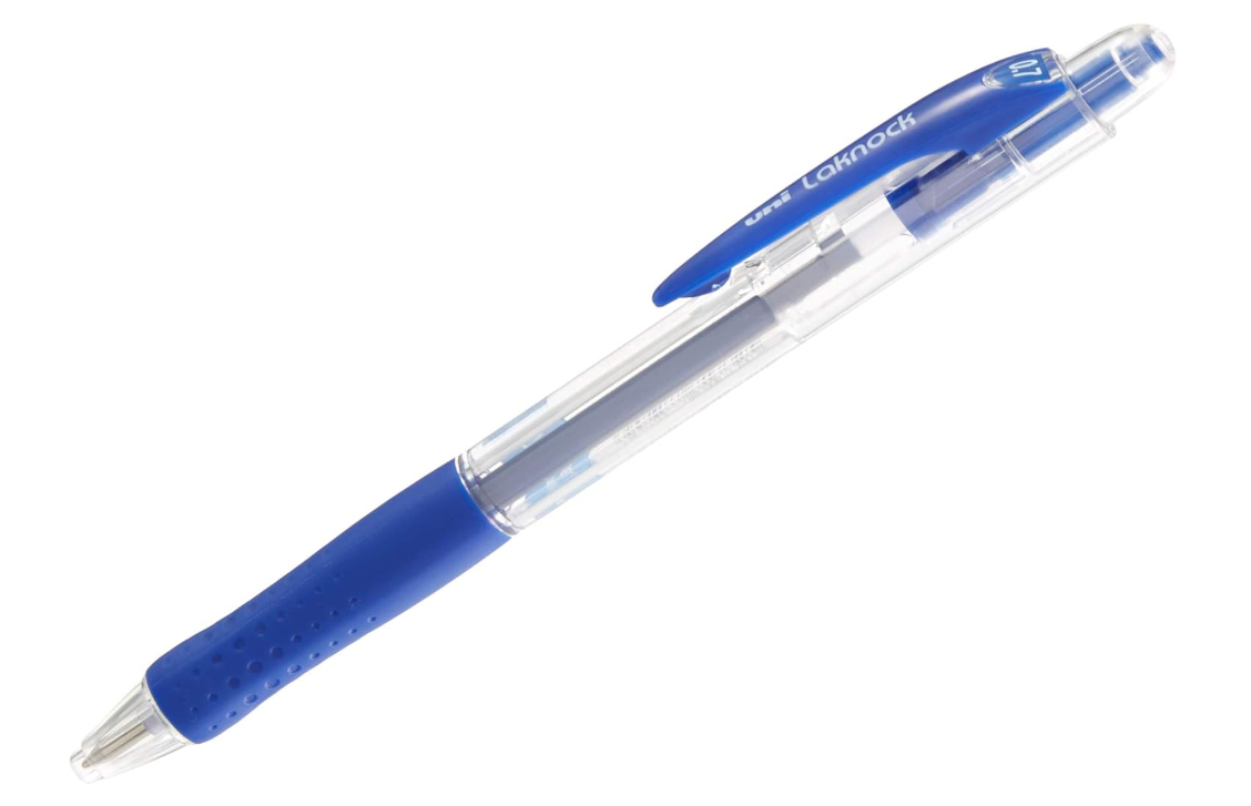 Uni-Ball SN-100(7)Laknock Retractable Ballpen  0.7mm Blue (Pack of 12 pcs)