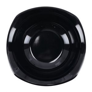 Royalford 55 Inch Melamine Ware Square Bowl - Melamine - Black