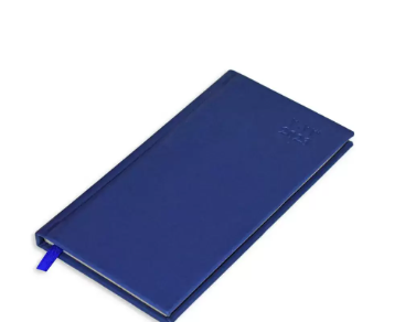 FIS 2023 Slim Arabic English Diary Italian PU Cover Blue - FSDI59AEP23BL