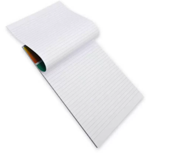 FIS Pack of 12 Writing Pad A4, 60 Sheets, Single Line -FSPDJA25-60