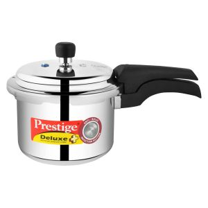 Prestige Deluxe Plus Pressure Cooker 3 Litre - Aluminium - Silver - 3 LITER