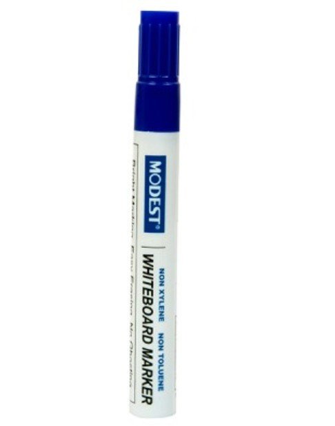 Modest White board Marker Bullet MS-822 Blue, (Pack of 12 Pcs)
