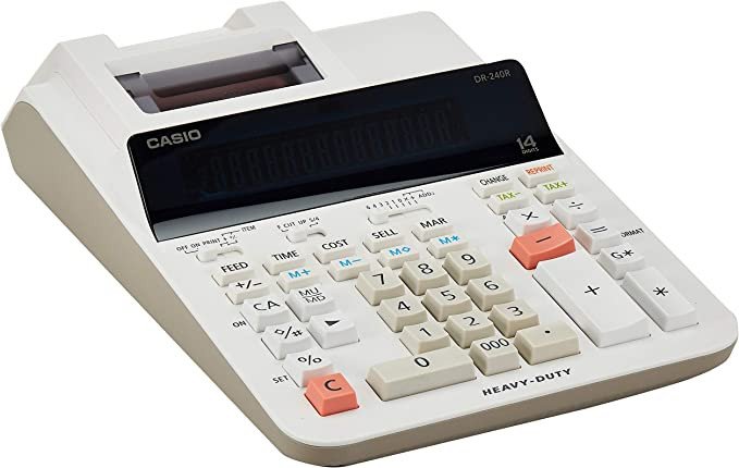 Casio DR 240R Printing Calculator 14 Digits