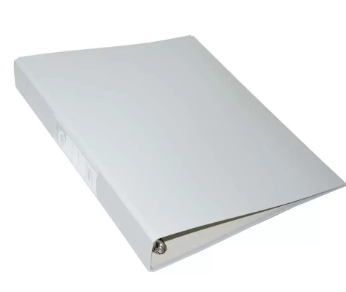 FIS PP Ring Binders, 4 Ring, 25 mm, Grey Color, A4 Size - FSBDD4PPA4GY